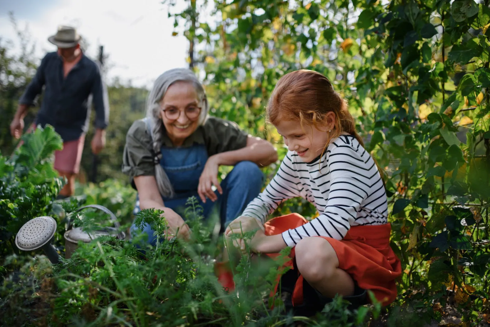 Jardinage en famille